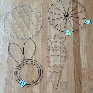Whimsical Wire Frames - Bunny and Carrot